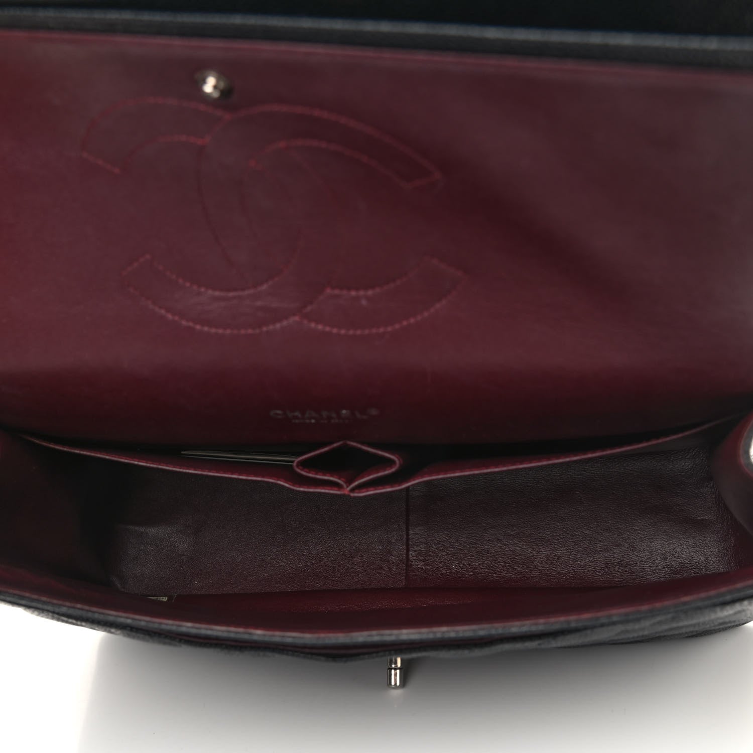 Chanel Caviar Quilted Maxi Double Flap Black 5 of 10