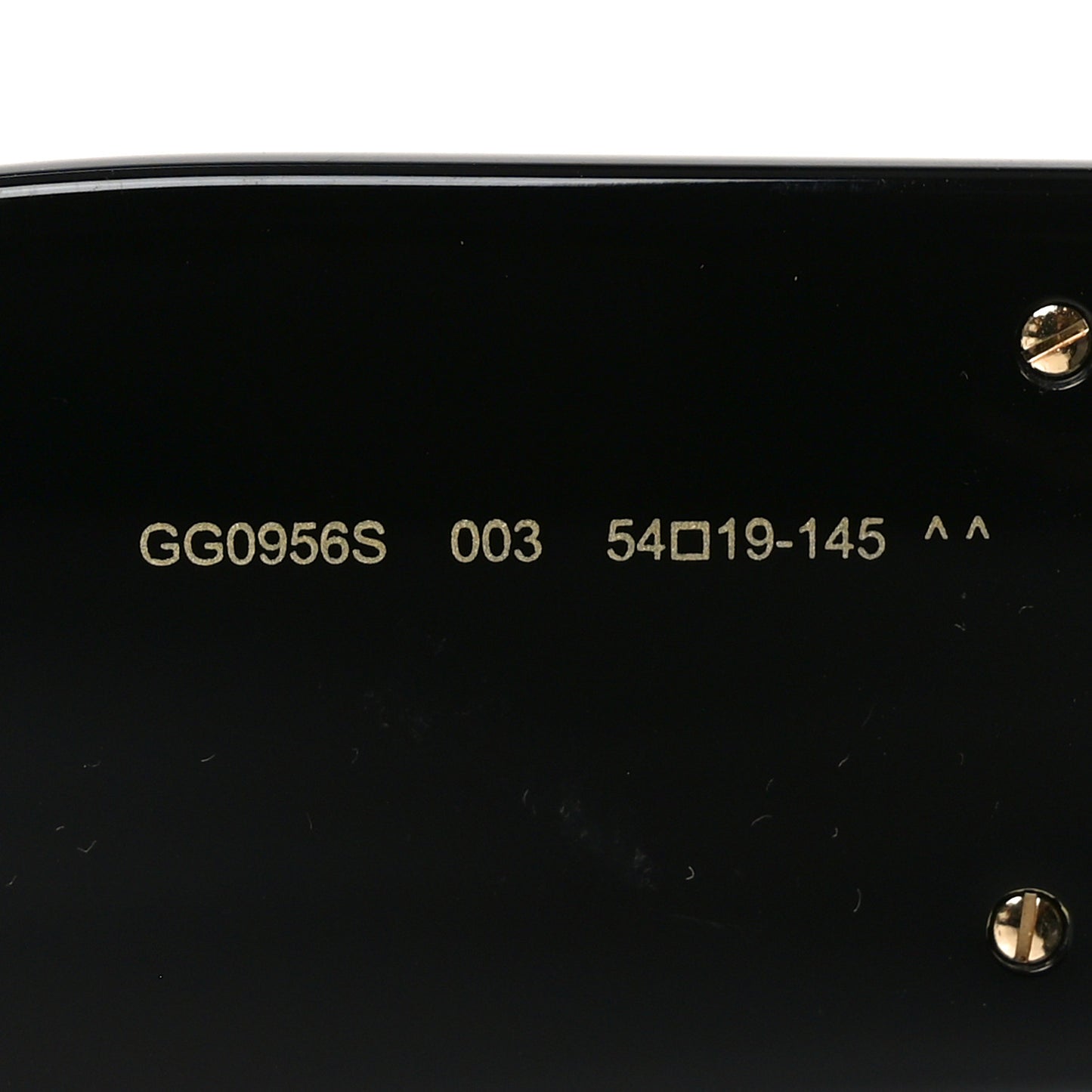 Acetate Square Frame Sunglasses GG0956S Black