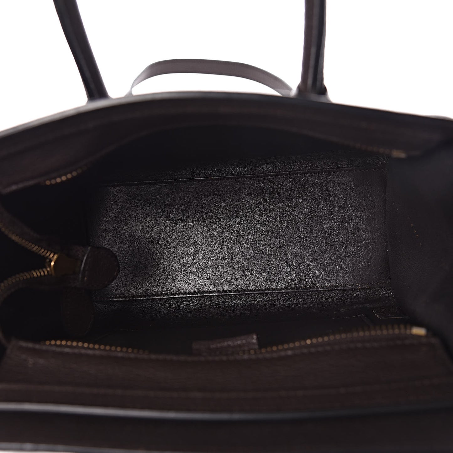 Goatskin Nano Luggage Dark Taupe