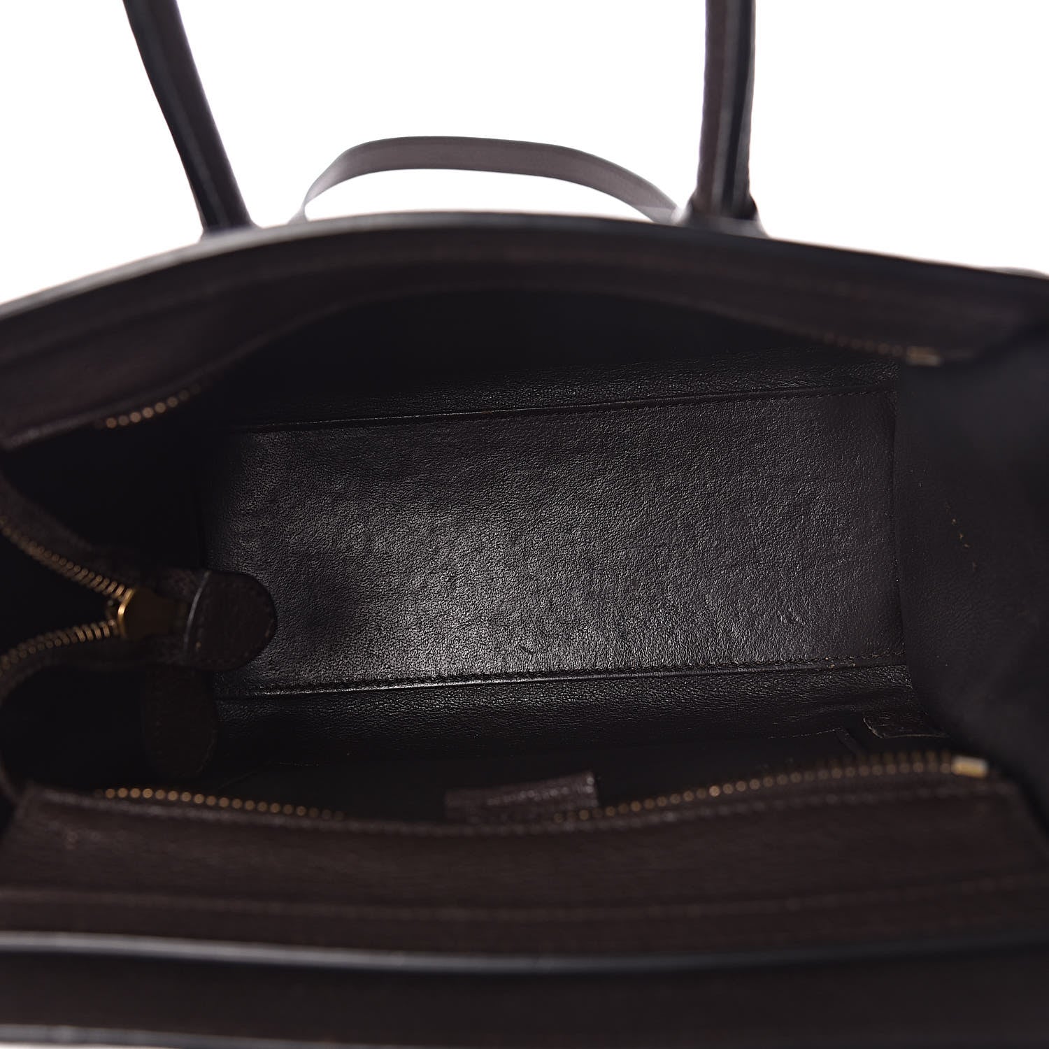 Celine Goatskin Nano Luggage Dark Taupe 5 of 15