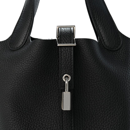 Hermes Taurillon Clemence Picotin Lock 18 PM Black 8 of 13