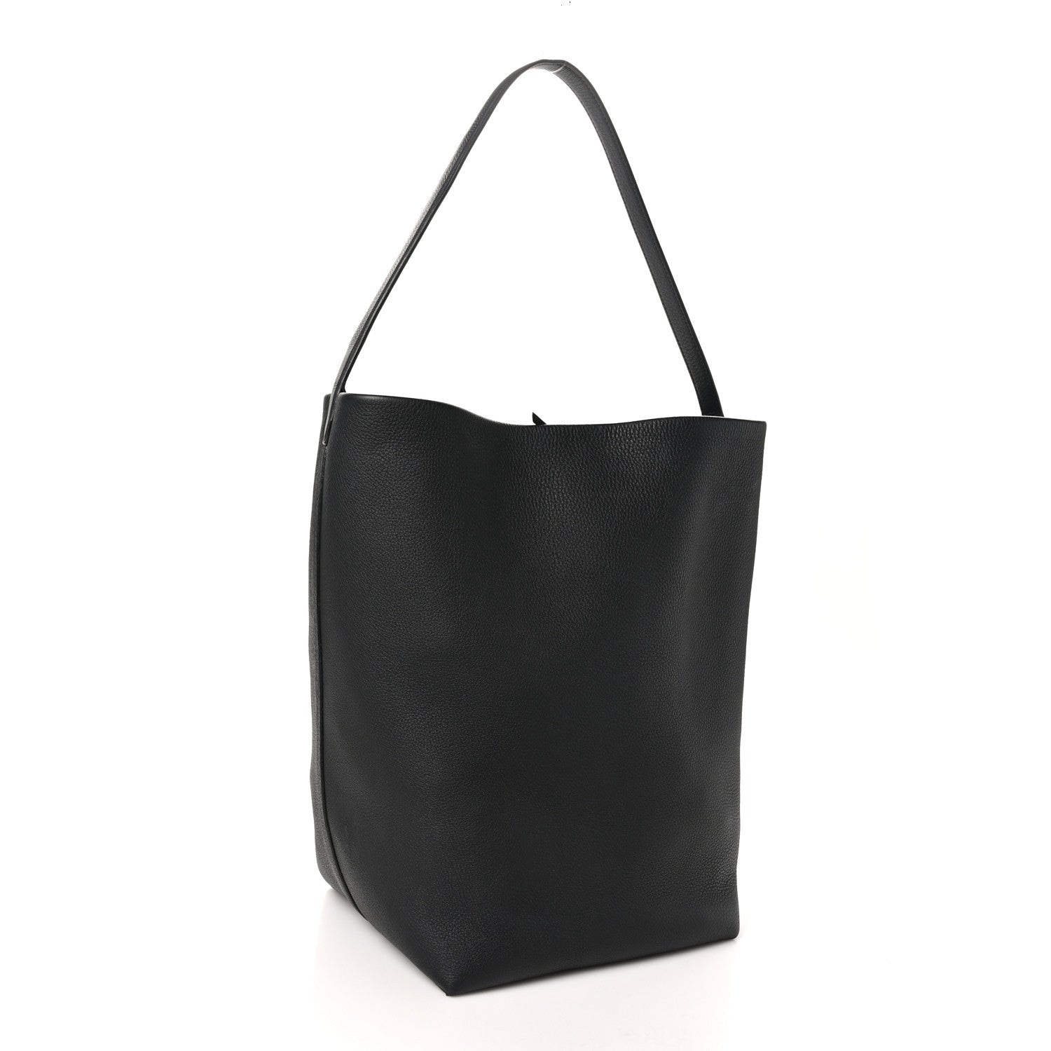 The Row Grained Calfskin Large N/S Park Tote Black 2 of 11