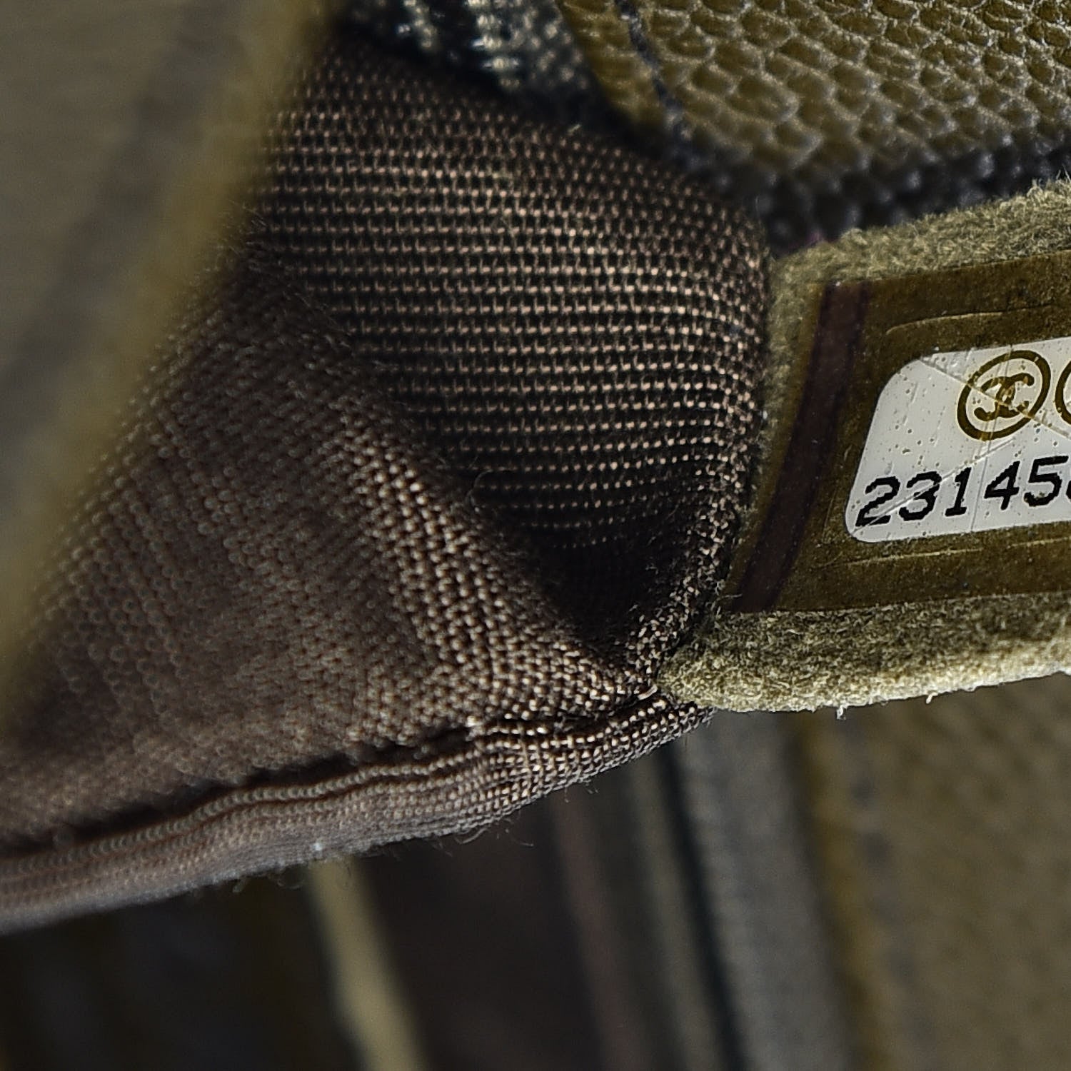 Chanel Caviar Quilted New Medium Boy Flap Khaki 7 of 12