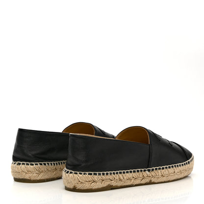 Chanel Lambskin CC Espadrilles 40 Black 4 of 16