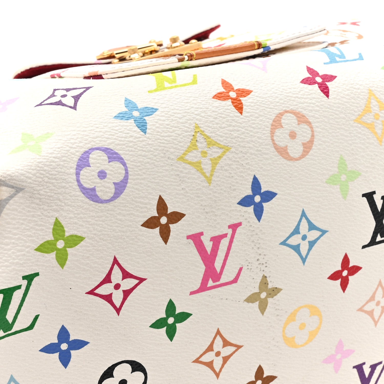 Louis Vuitton Monogram Multicolor Speedy 30 White 10 of 13