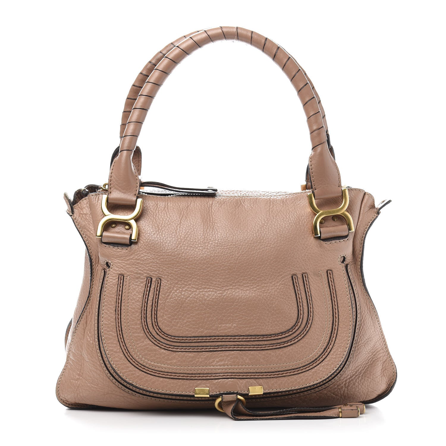 Chloe Calfskin Medium Marcie Satchel Anemone Pink 1 of 17