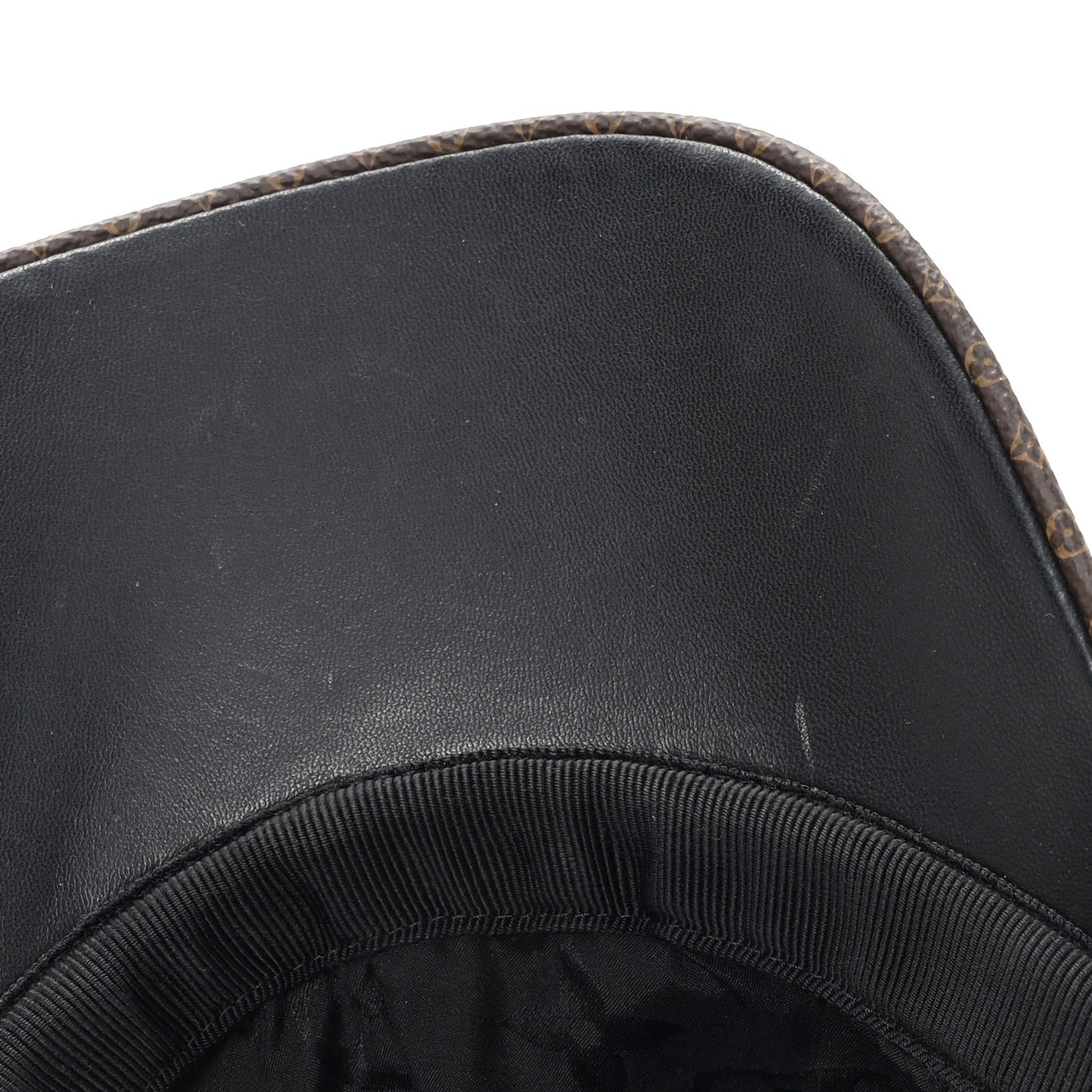 Monogram Cotton Jacquard Embroidered LV Day Cap L Black