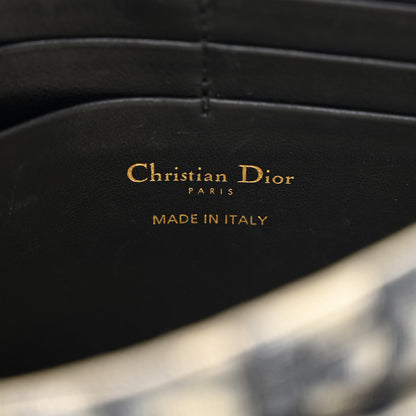 Christian Dior Oblique Saddle Chain Pouch Blue 6 of 17