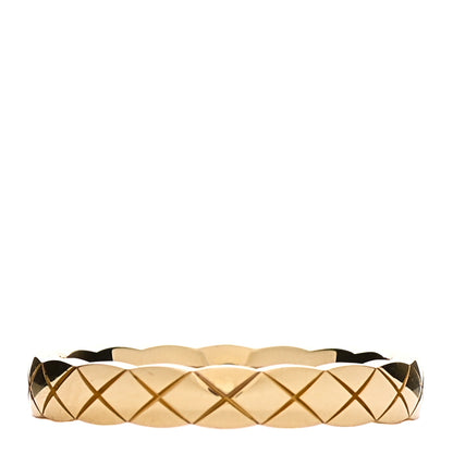 Chanel 18K Yellow Gold Mini Coco Crush Ring 53 6.25 1 of 6