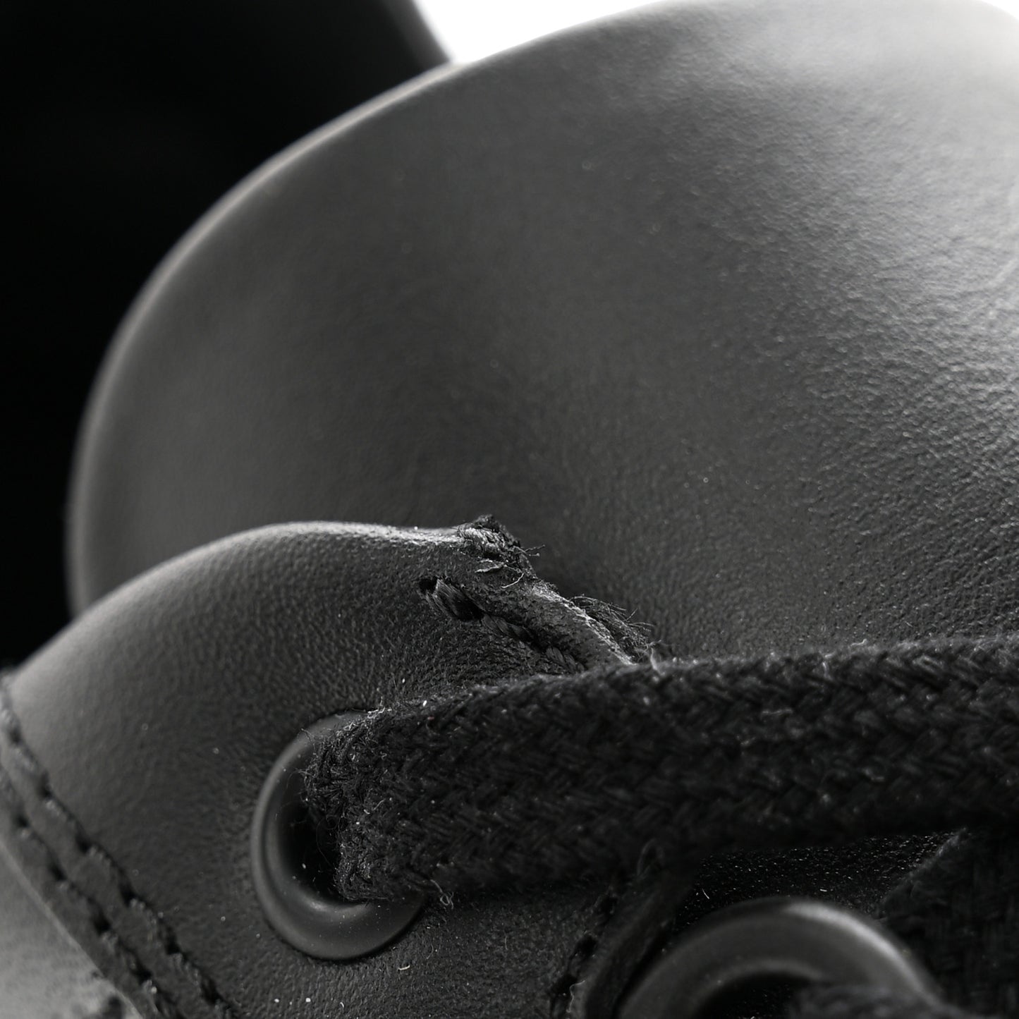Calfskin Suede Logo Sneakers 36 Black