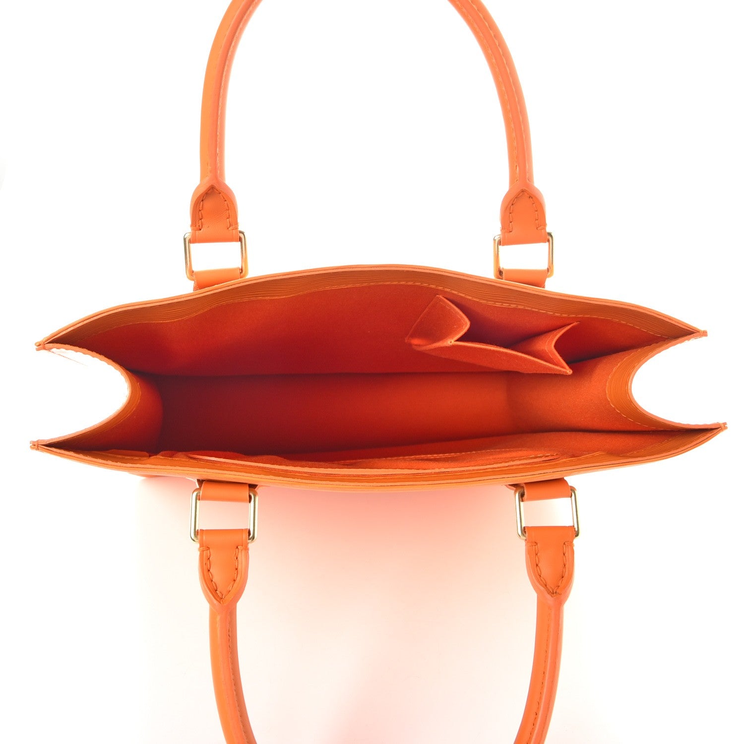 Louis Vuitton Epi Sac Plat PM Mandarin 5 of 7