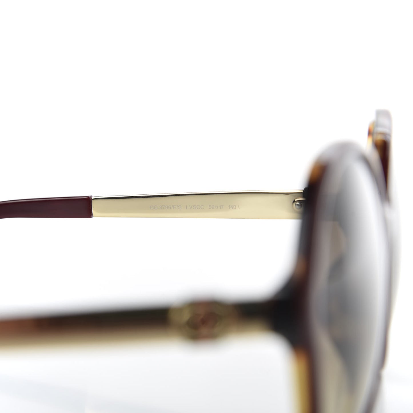 Acetate Oversized GG3796/F/S Sunglasses Dark Havana Gold