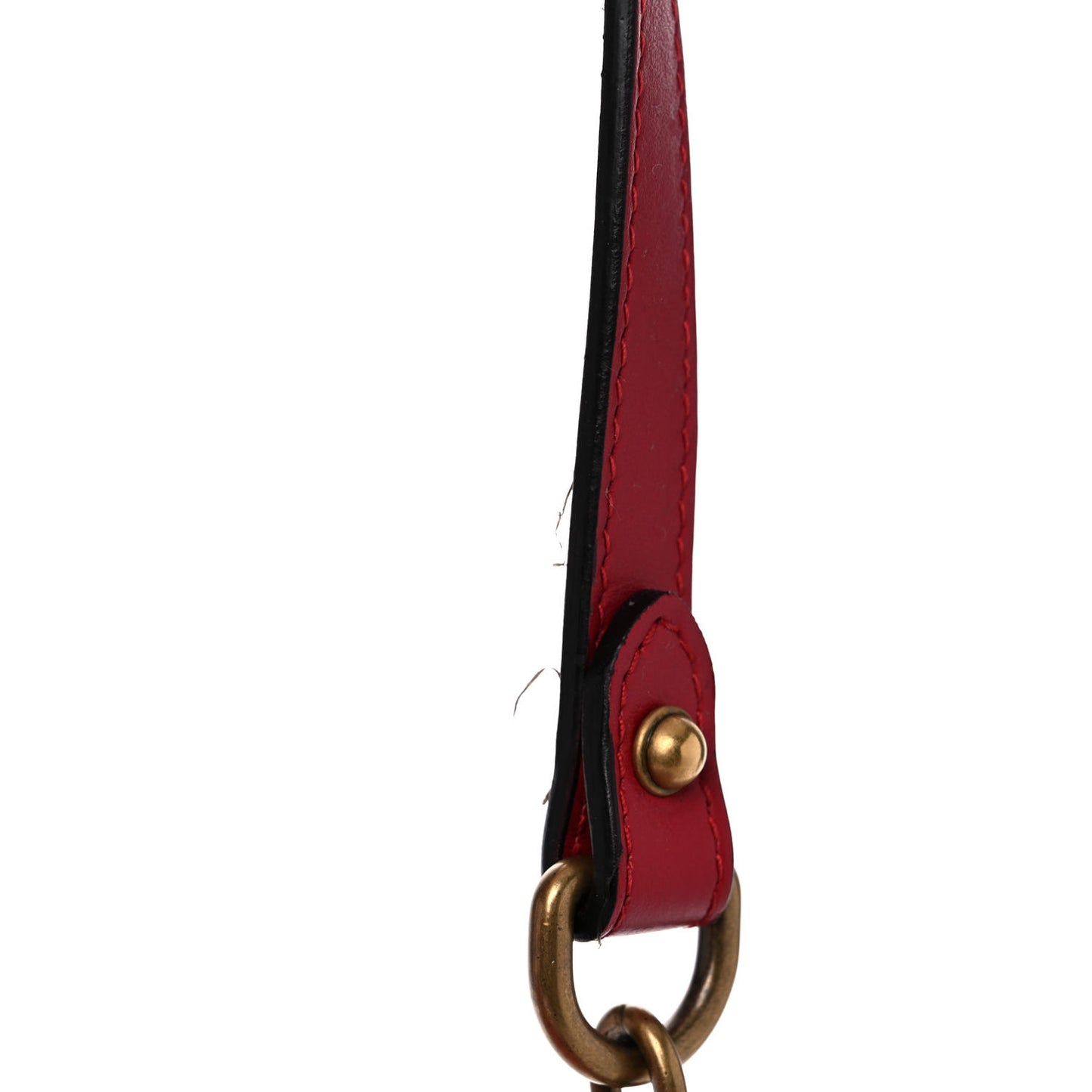 Calfskin Matelasse Small GG Marmont Top Handle Shoulder Bag Hibiscus Red