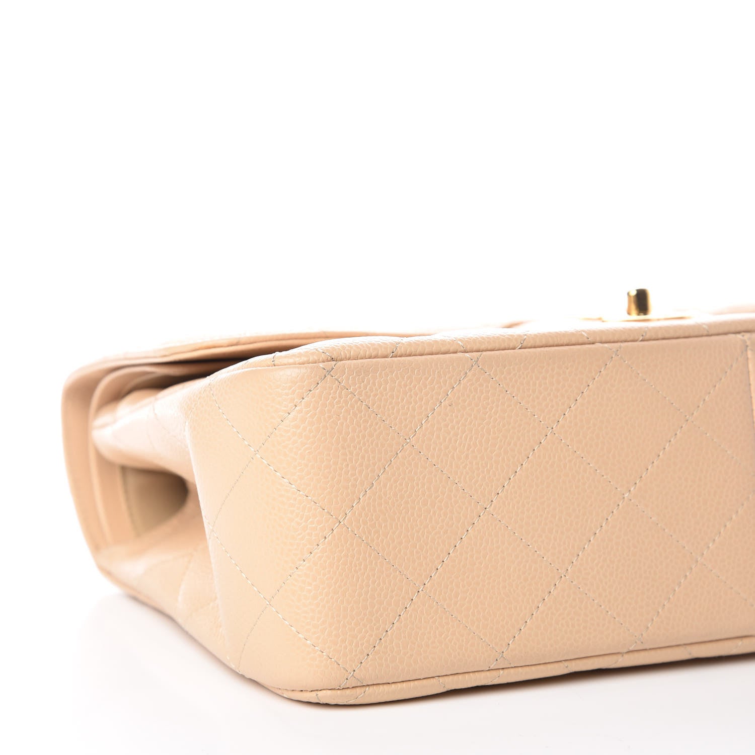 Chanel Caviar Quilted Jumbo Double Flap Beige Clair 5 of 10