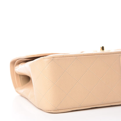 Chanel Caviar Quilted Jumbo Double Flap Beige Clair 5 of 10