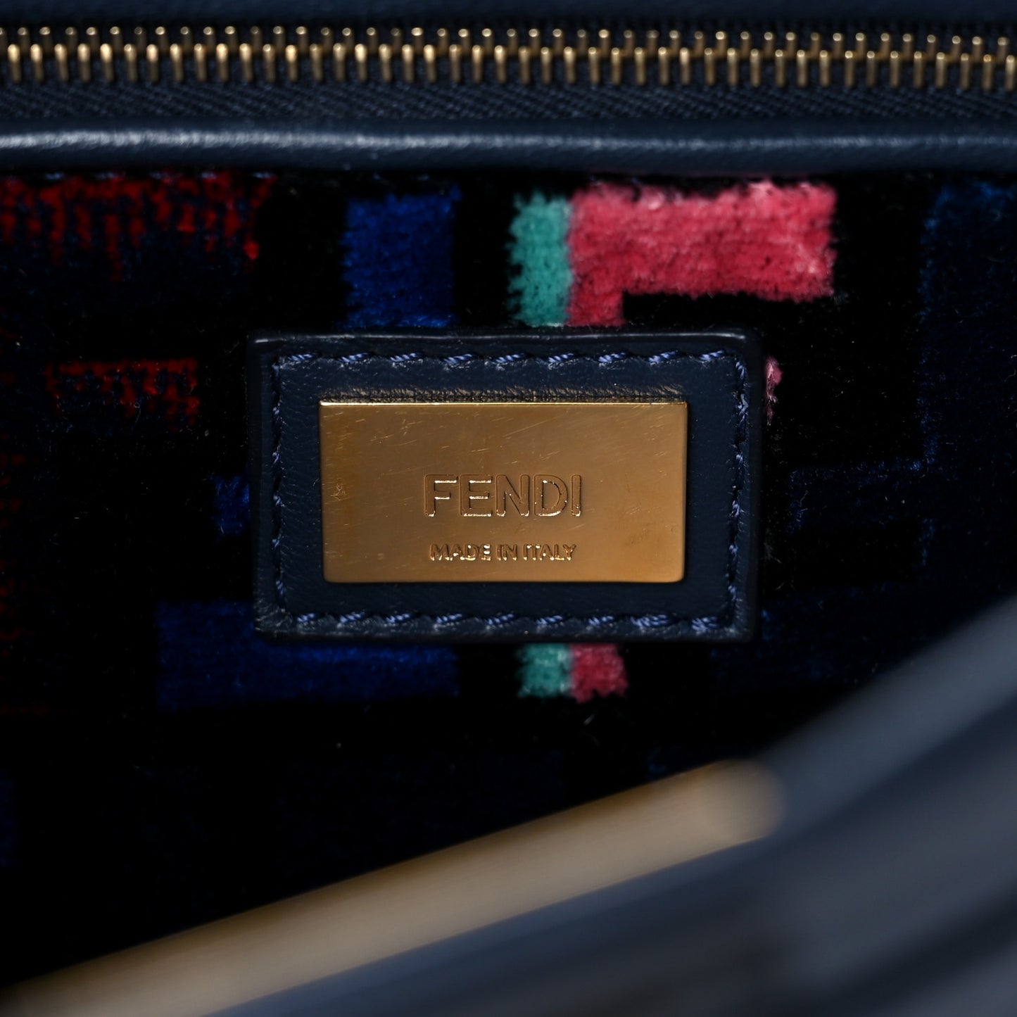 Nappa Mini Peekaboo Iconic Satchel Navy