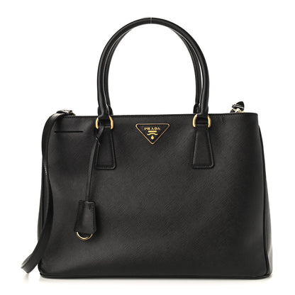 Prada Saffiano Lux Medium Tote Black 1 of 8