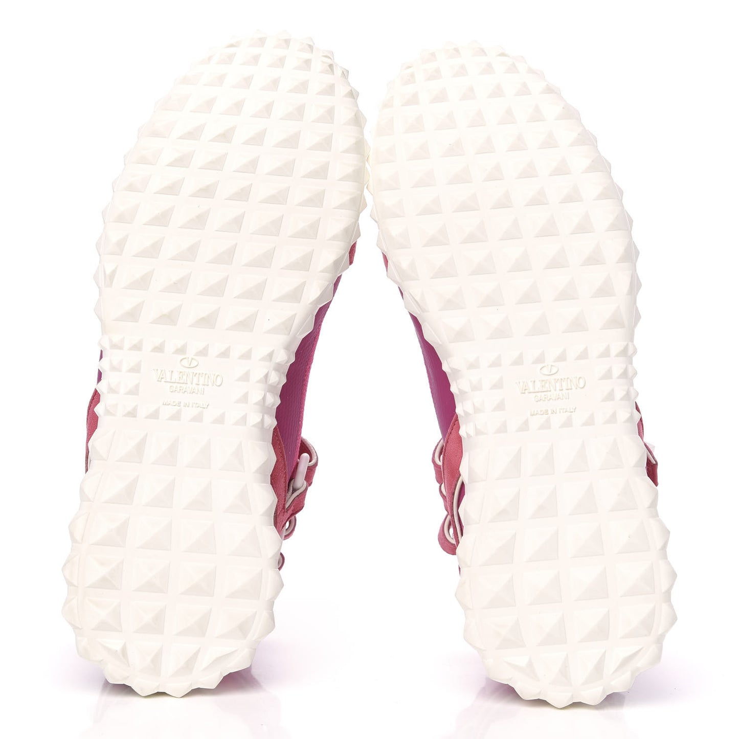 Body Tech Knit Free Rockstud Sock High Top Sneakers 37 Shadow Pink Optic White