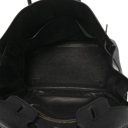 Hermes Taurillon Clemence Birkin 35 Black 4 of 11