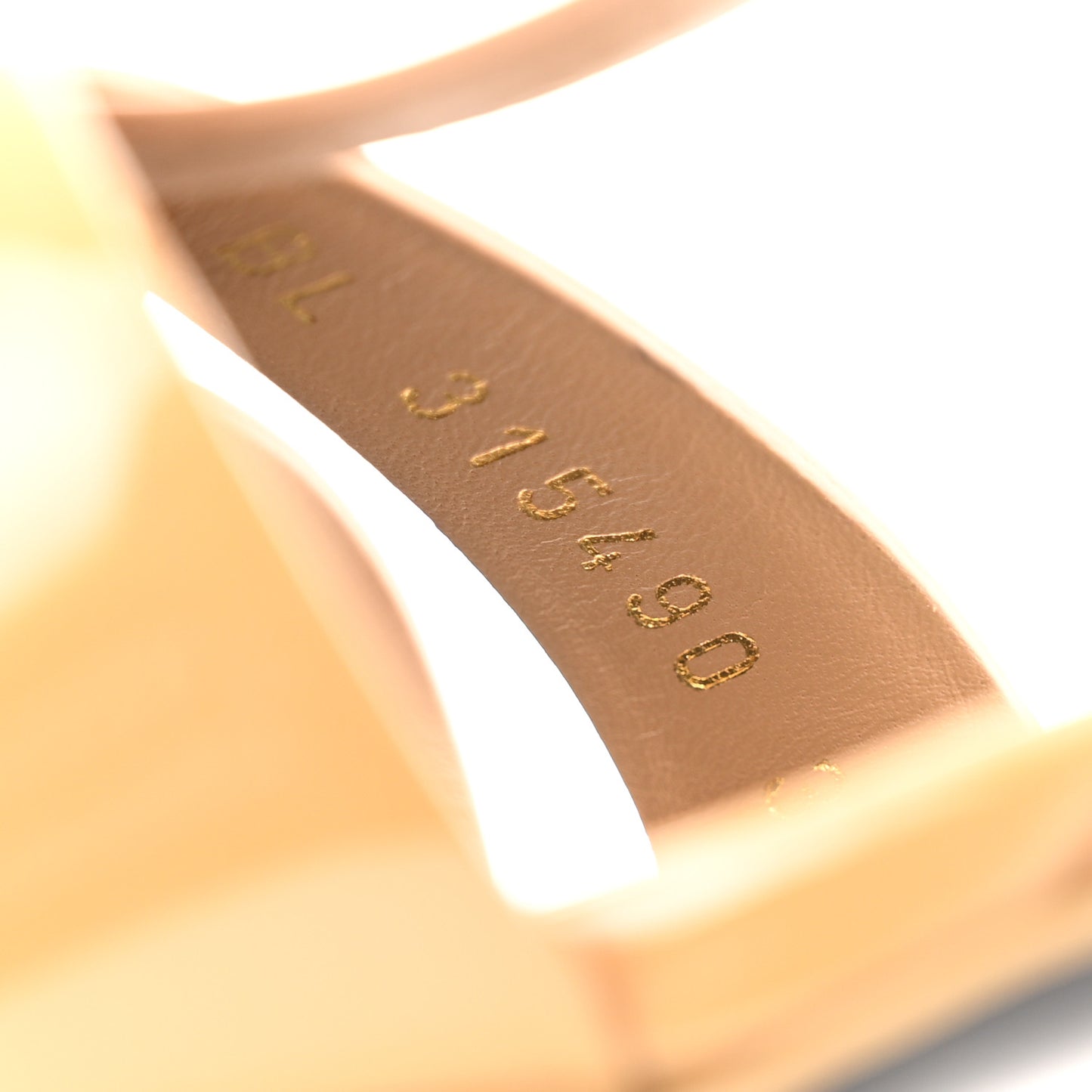 Patent Tribute 75 Platform Sandals 38 Nude Powder