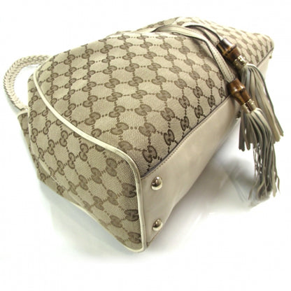 Gucci Monogram Peggy Braided Handles Tote 5 of 11