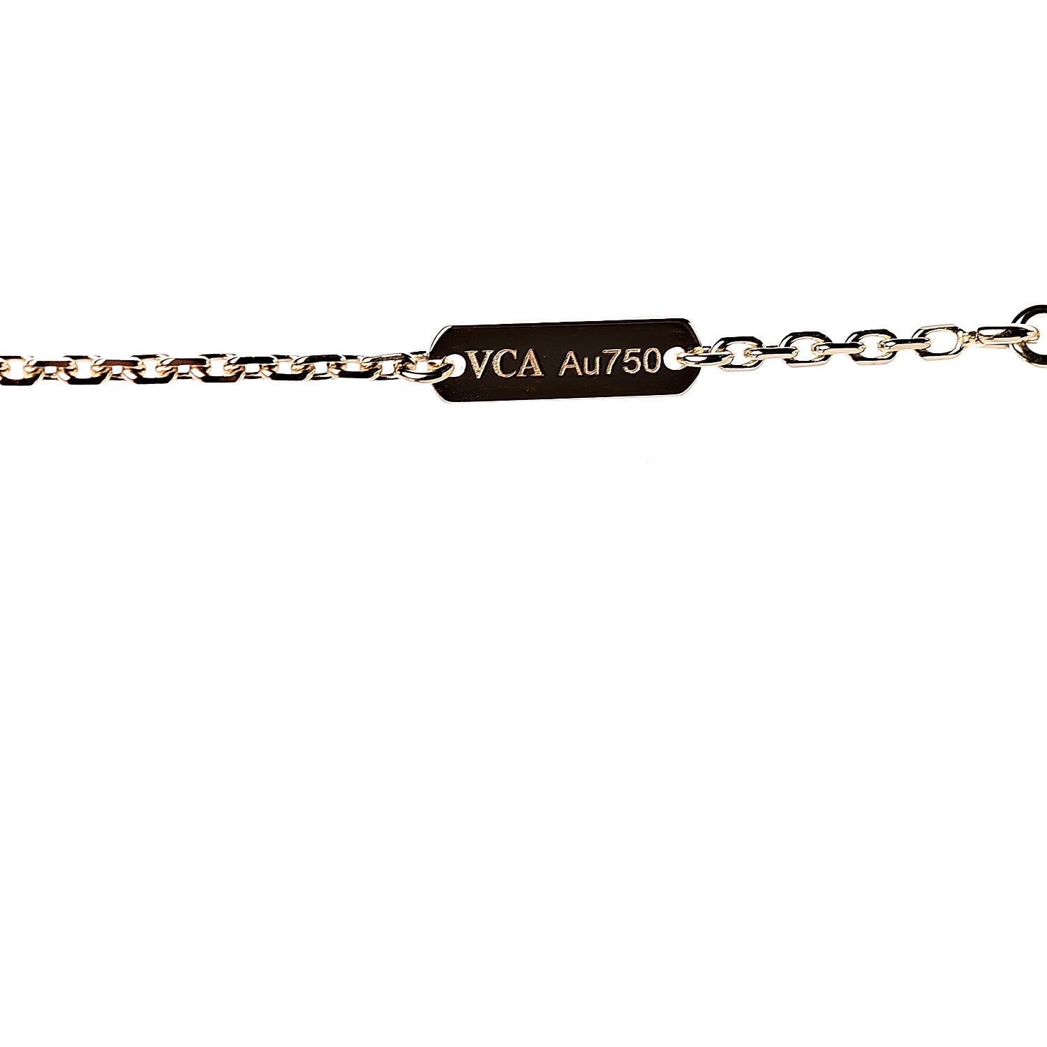 Van Cleef & Arpels 18K Yellow Gold Vintage Alhambra Pendant Necklace 5 of 8