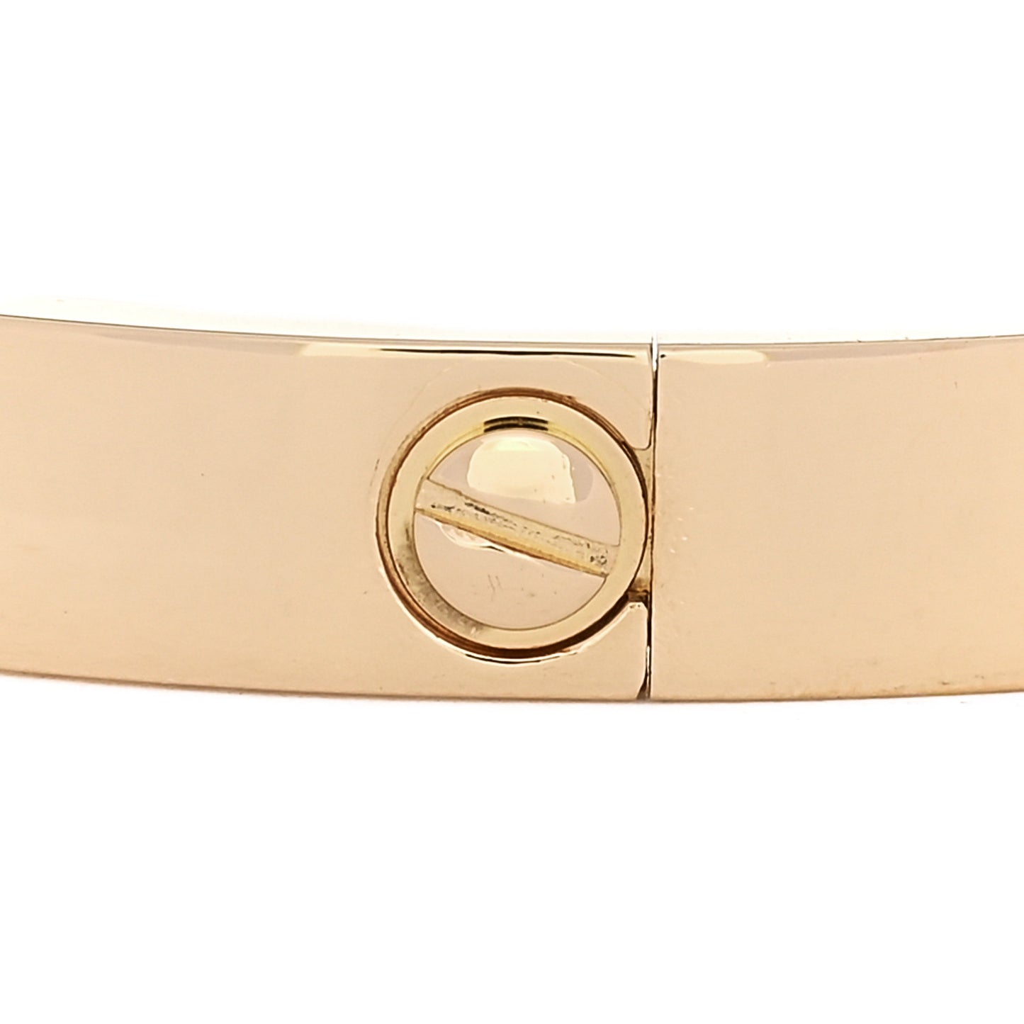 18K Yellow Gold LOVE Bracelet 17