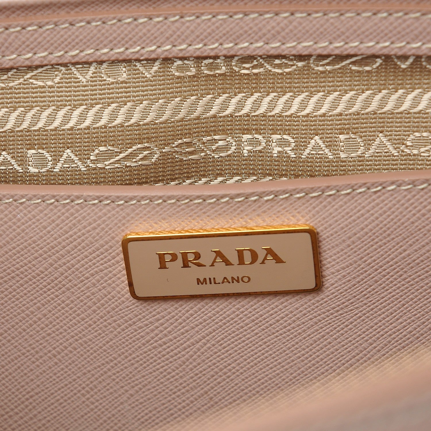 Prada Saffiano Medium Galleria Double Zip Tote Cammeo 7 of 9