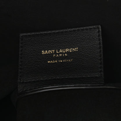Saint Laurent Calfskin Large Shopping Tote Black 7 of 12