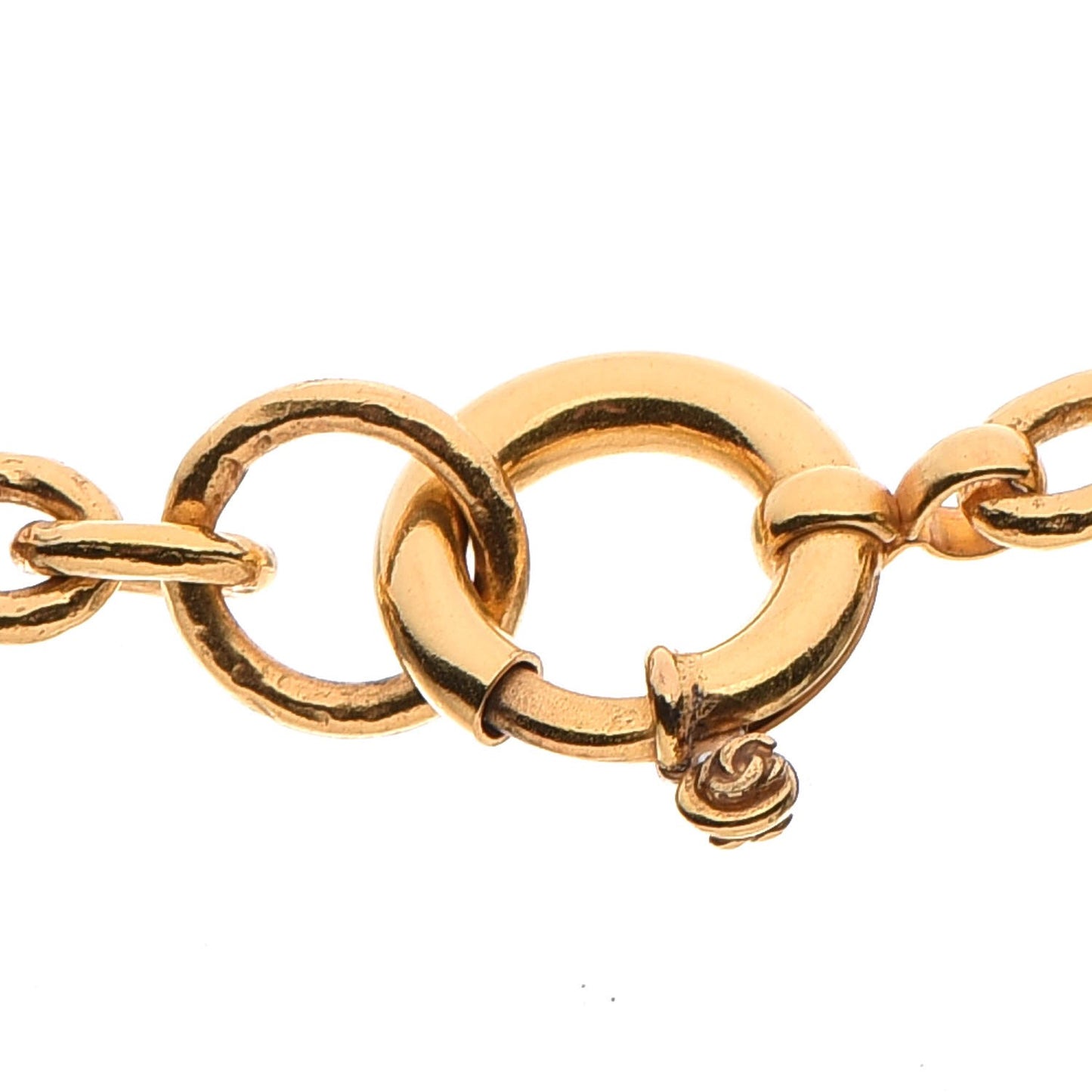 Triple CC Chain Necklace Gold