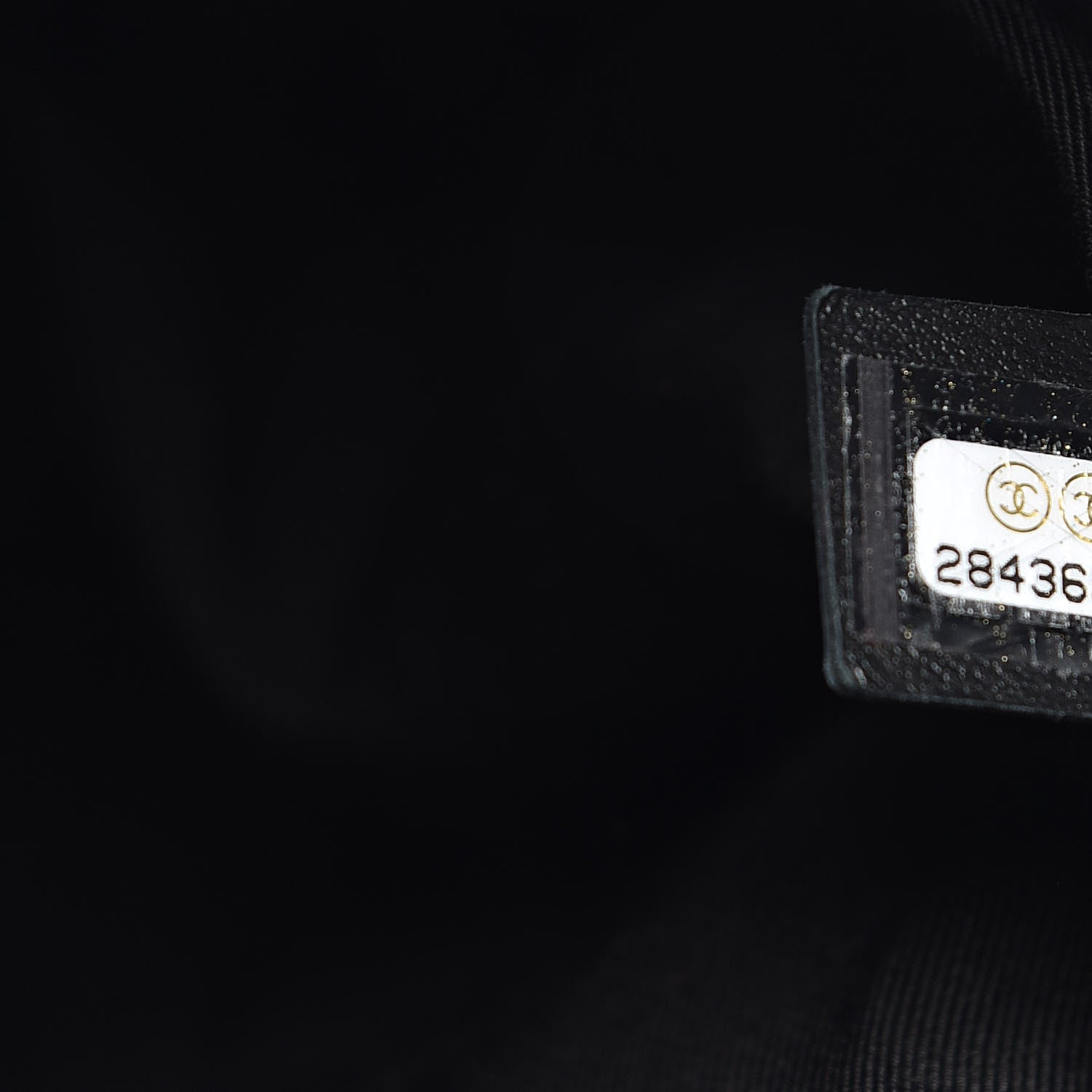 Chanel Lambskin Quilted Drawstring Backpack Black 7 of 9