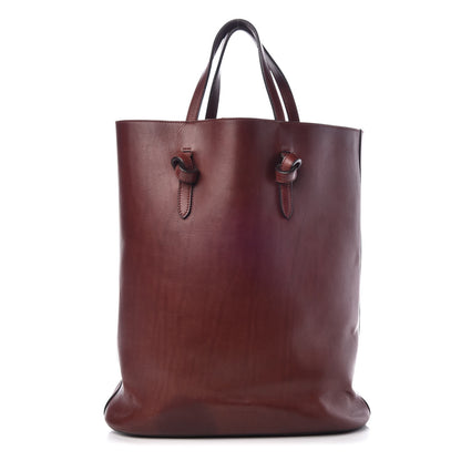 Celine Supple Calfskin Tie Knot Twisted Tote Burgundy 1 of 13