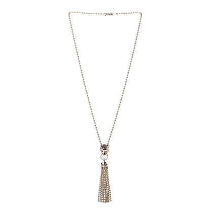 Cartier 18K Yellow Gold Diamond Tsavorite Onyx Black Lacquer Panthère De Necklace 3 of 8