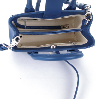 Chanel Grained Calfskin Mini Neo Executive Shopper Tote Blue 5 of 8