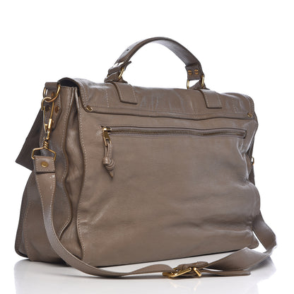 Proenza Schouler Lambskin Large PS1 Satchel Smoke 4 of 16