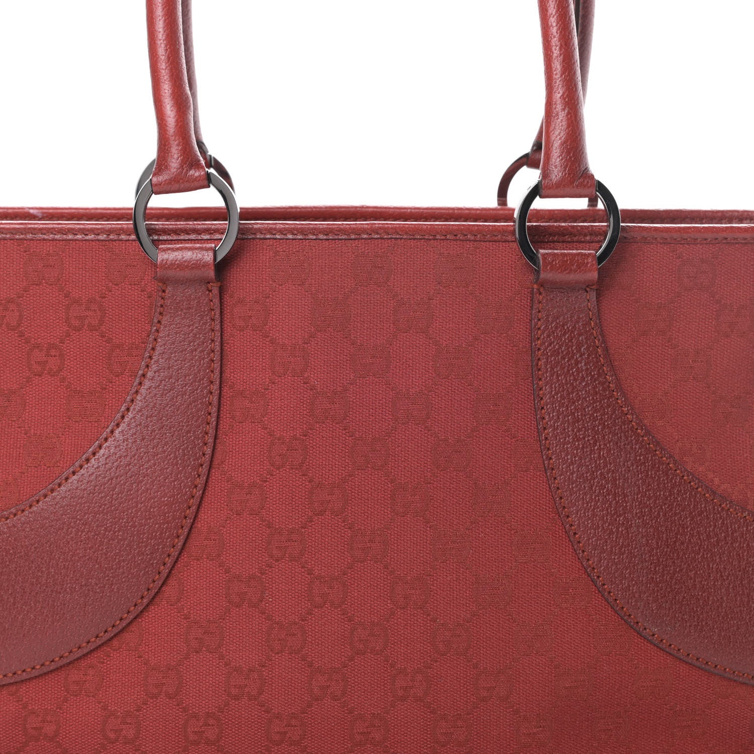 Gucci Monogram Shoulder Bag Red 8 of 15