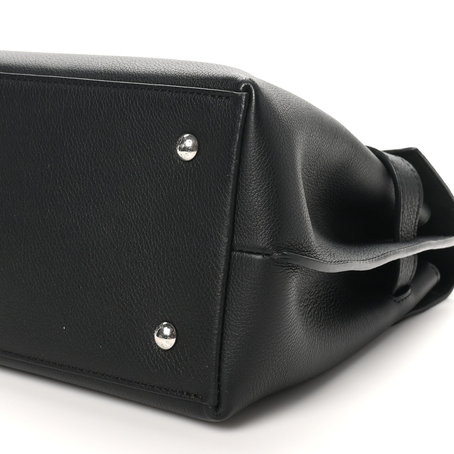 Louis Vuitton Soft Calfskin Lockme Ever MM Black 9 of 10
