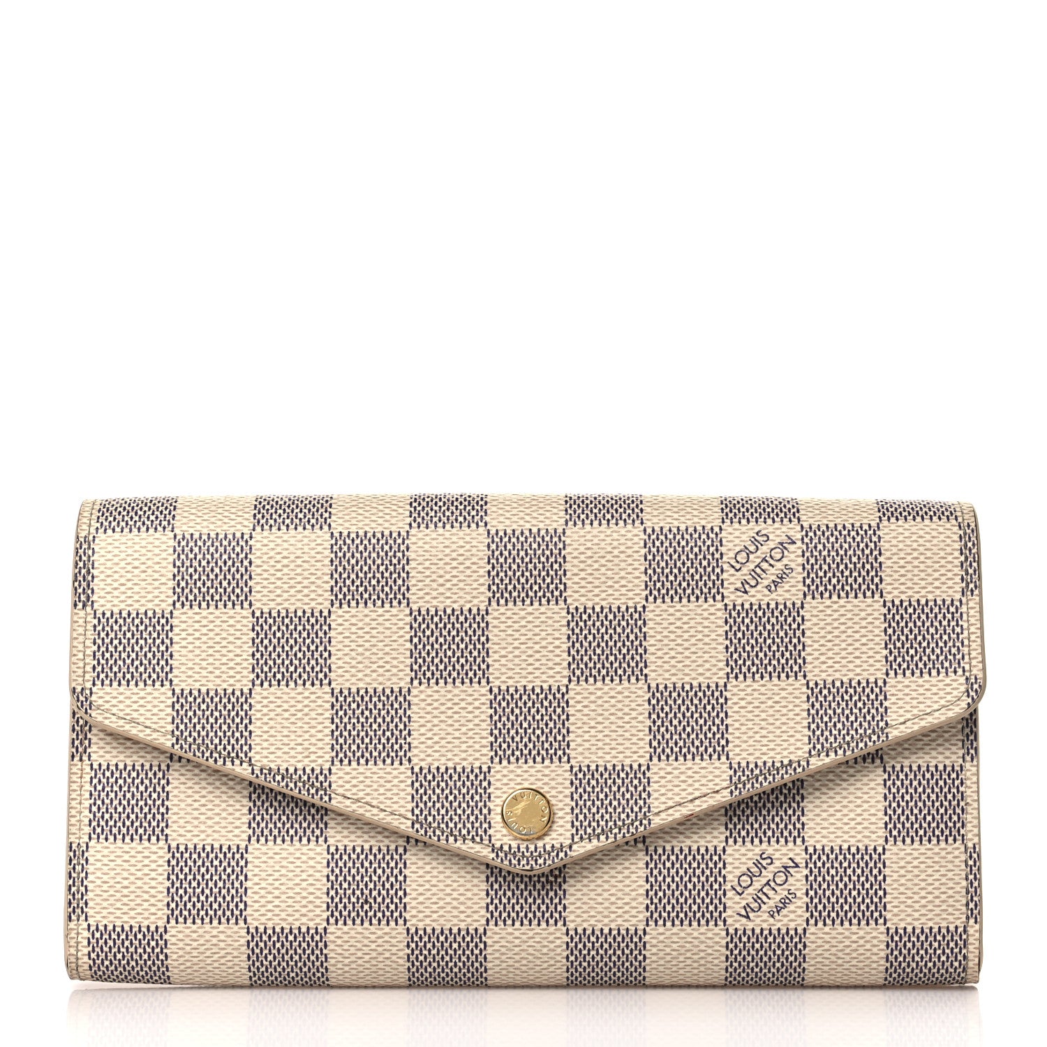 Louis Vuitton Damier Azur Sarah Wallet NM 1 of 8