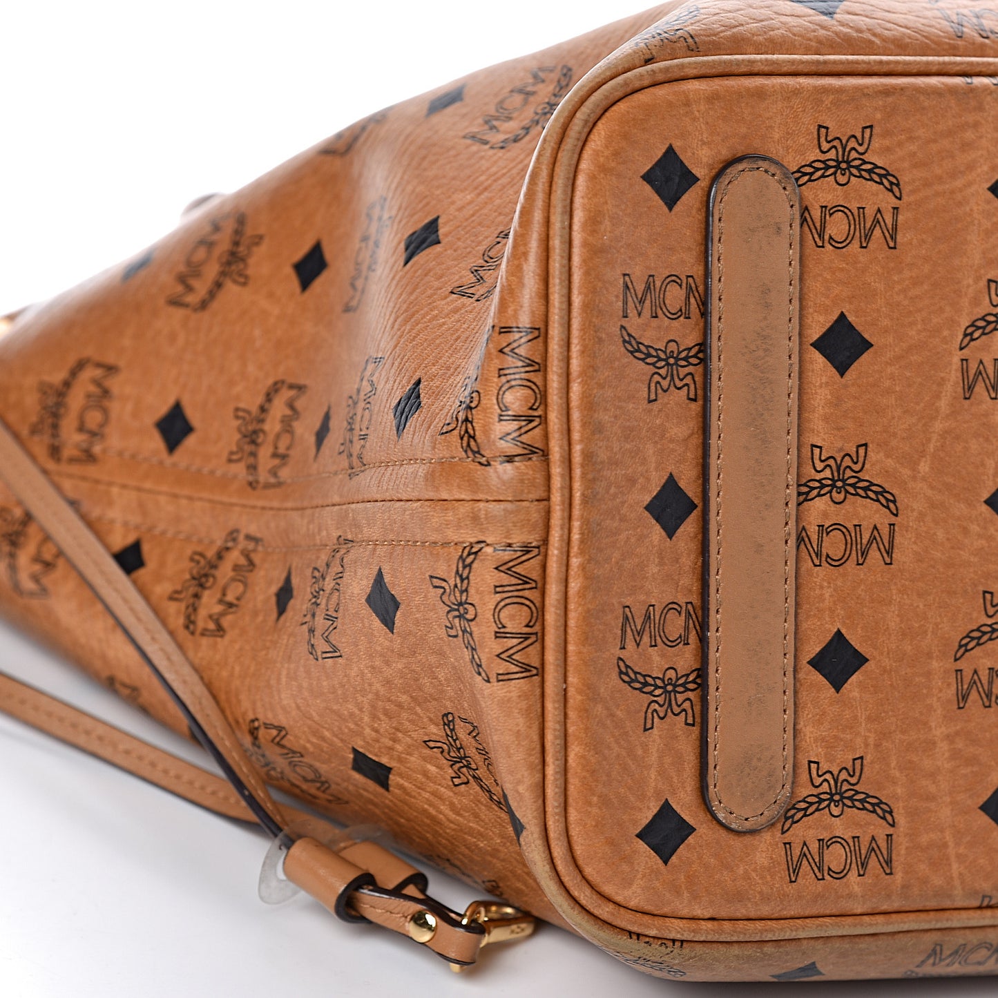Visetos Medium Liz Reversible Shopper Tote Cognac