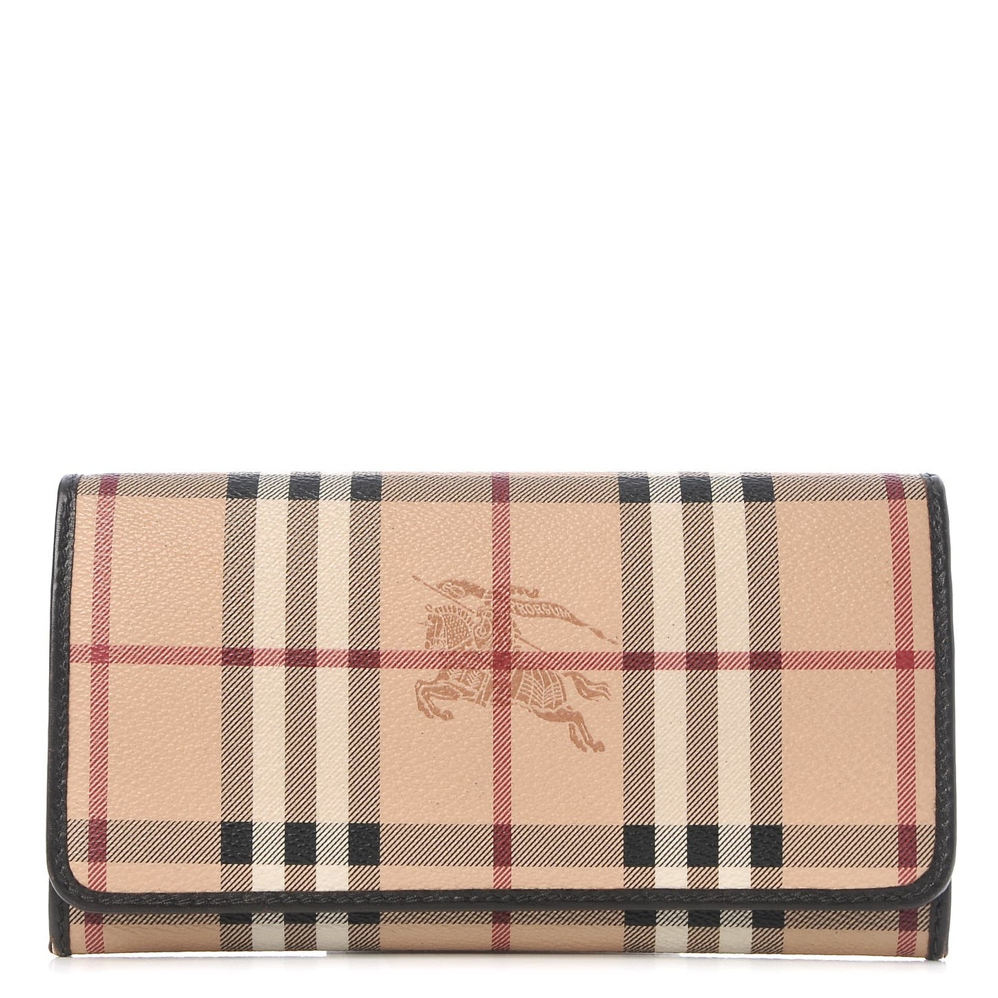 Haymarket Check Continental Wallet Chocolate