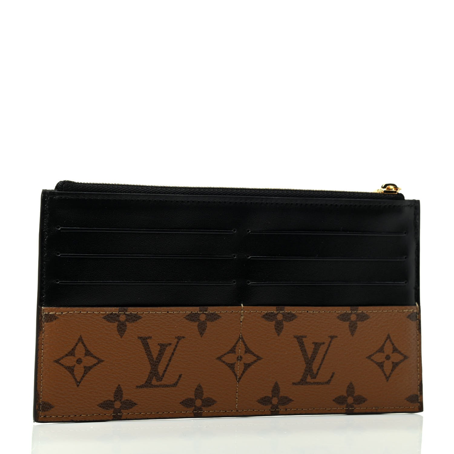 Louis Vuitton Reverse Monogram Slim Purse 2 of 4