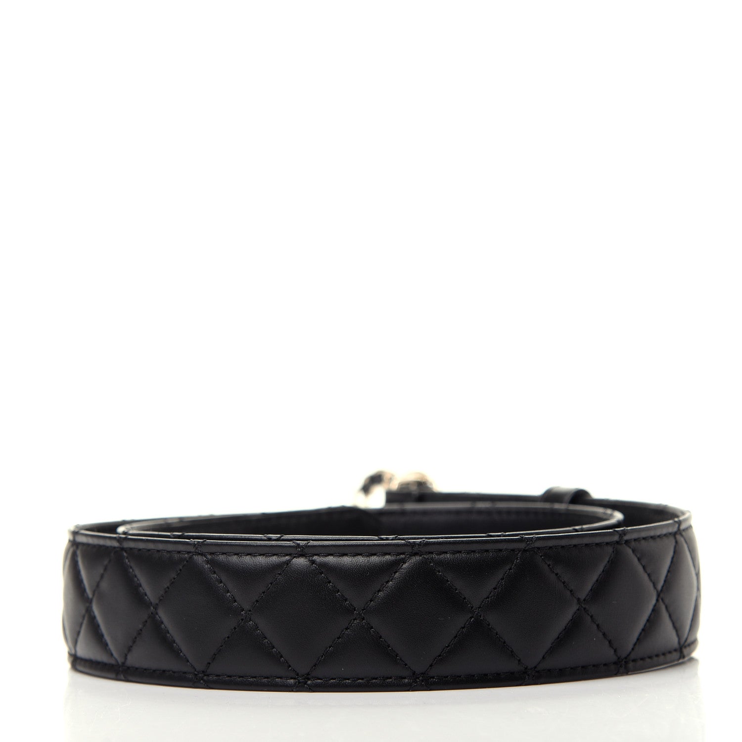 Chanel Lambskin Quilted CC Chain Belt 75 30 Black 2 of 6
