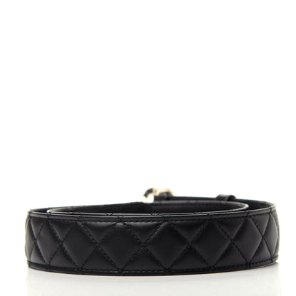 Chanel Lambskin Quilted CC Chain Belt 75 30 Black 2 of 6