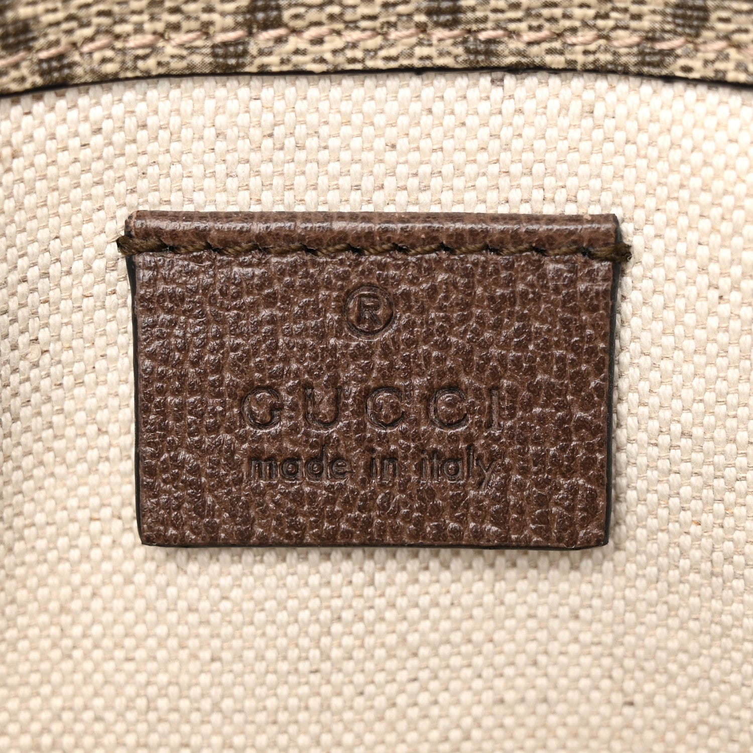 Gucci GG Supreme Monogram Neo Vintage Web Belt Bag Brown 6 of 12