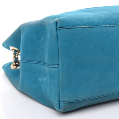 Gucci Vitello Range Medium Soho Chain Shoulder Bag Deep Cobalt 8 of 18