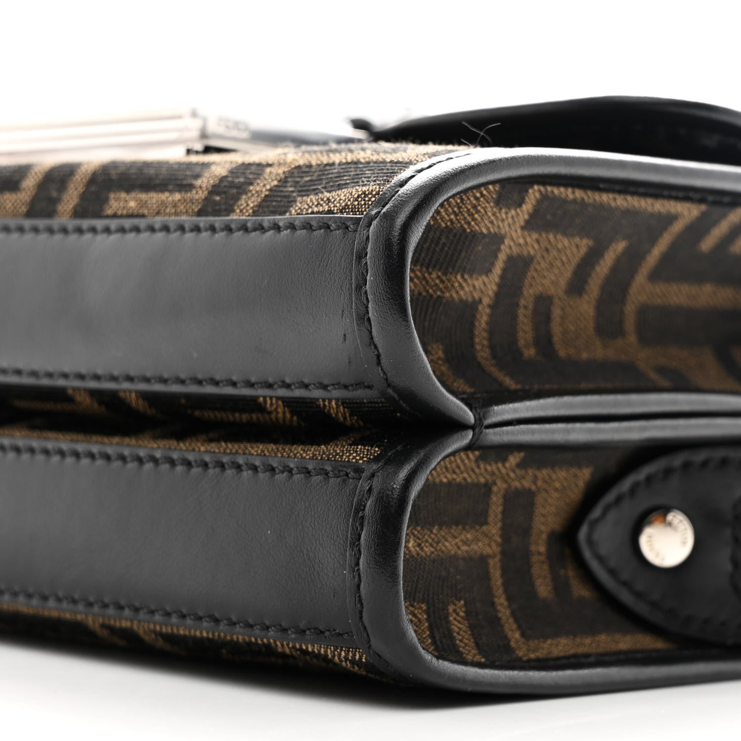 Fendi Jacquard FF 1974 Double Baguette Tobacco Morro Tobacco Morro 10 of 10