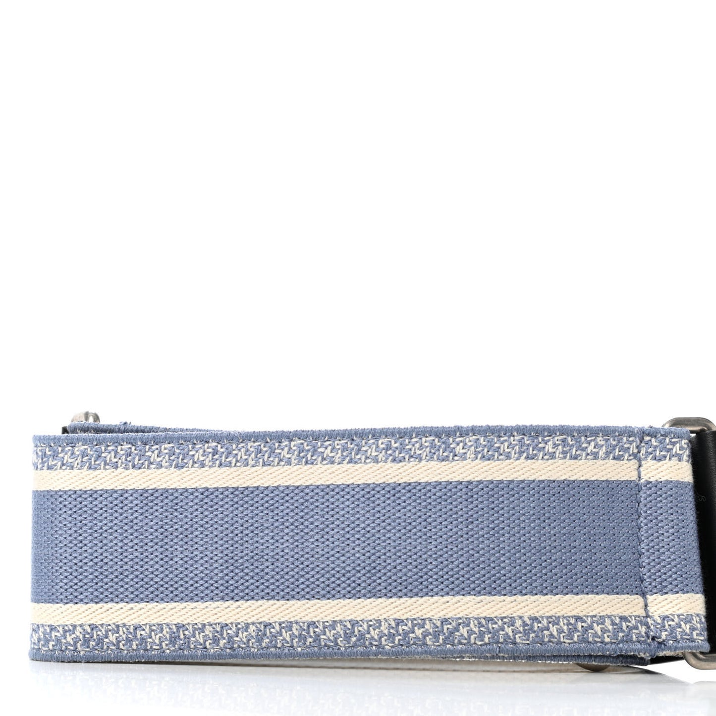 Canvas Embroidered Shoulder Strap Light Blue
