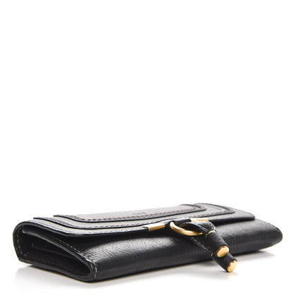 Chloe Calfskin Marcie Continental Flap Wallet Black 4 of 8