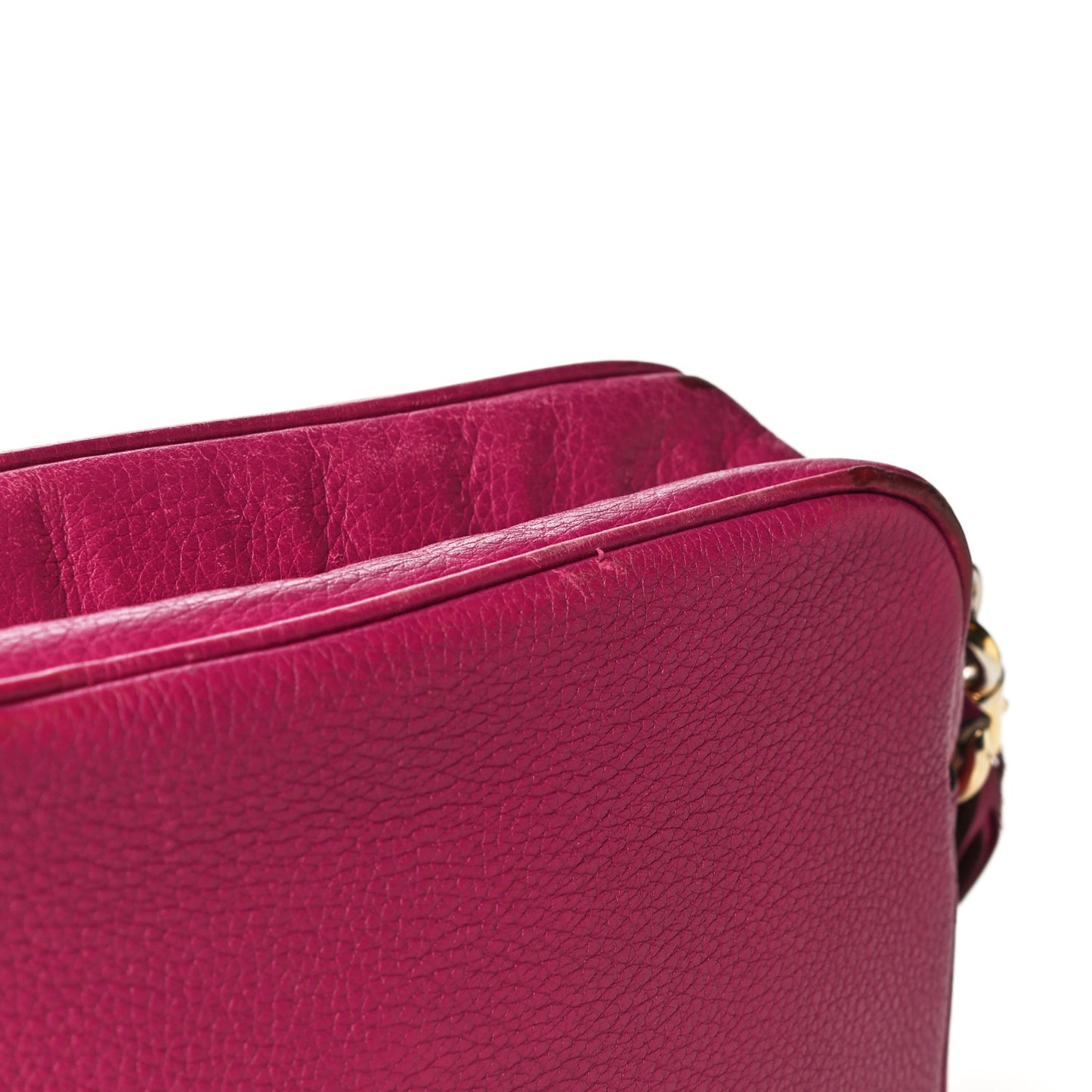 Cellarius Calfskin Small Soho Disco Bag Bright Bouganville