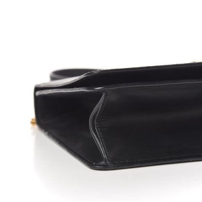 Prada Saffiano Soft Chain Shoulder Bag Black 5 of 9